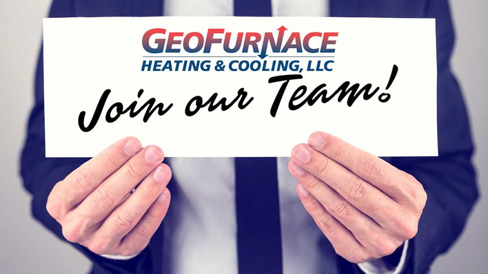 Work for us! GeoFurnace Heating and Cooling Traverse City Michigan